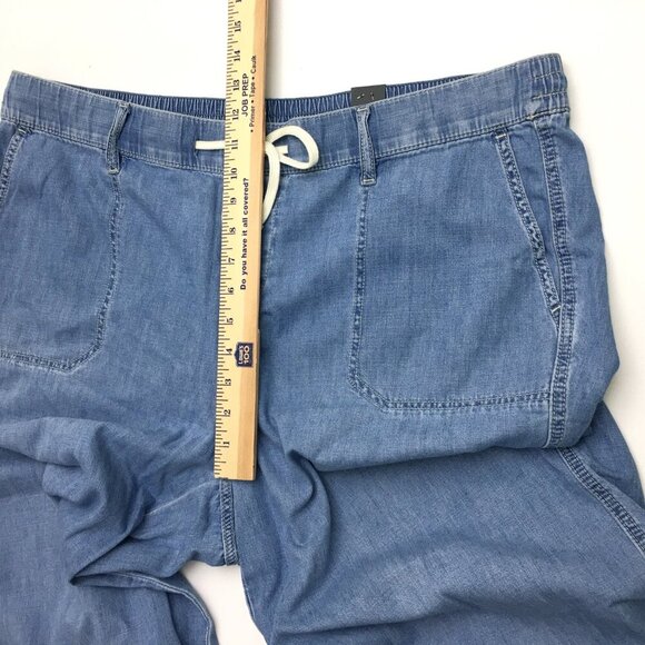 NEW Torrid Wide Leg Jeans Pull On Light Wash Elastic Waist size 2X length 27" - Picture 7 of 9